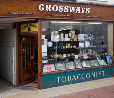 Crossways traditional tobacconist shop in Cromer, Norfolk, England, United Kingdom, Europe