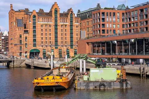Hafencity, Überseequartier, Speicherstadt, Magdeburger Hafen, International Maritime Museum