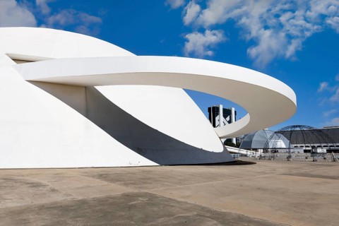 National Museum Honestino Guimaraes, designed by Oscar Niemeyer, World Heritage Site, Brasilia,
