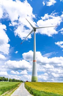 Wind farm north of Marsberg, wind turbine, type Enercon, Hochsauerlandkreis, North