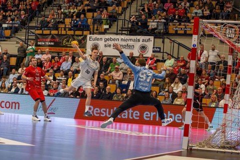 09.04.04.2024, 2nd HBL, German Handball League, Matchday 28) : Eulen Ludwigshafen against TSV