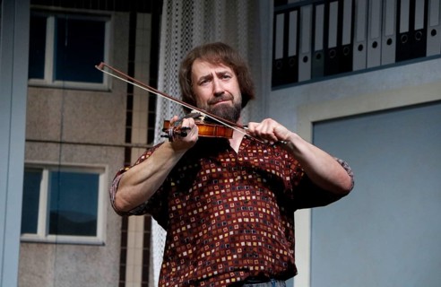 Citizen Lars Dietrich at the photo rehearsal on Stasi, stress and stumbling blocks in the