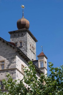 Stockalper Castle in Brig, Valais, Switzerland, Europe