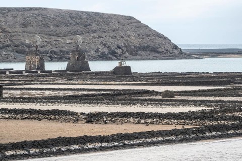 Salinas de Janubio, Lanzarote, Canary Islands, Spain, Europe