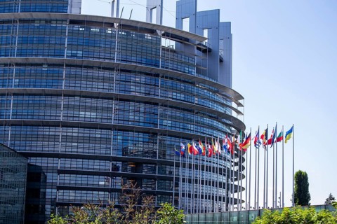 The European Parliament in Strasbourg