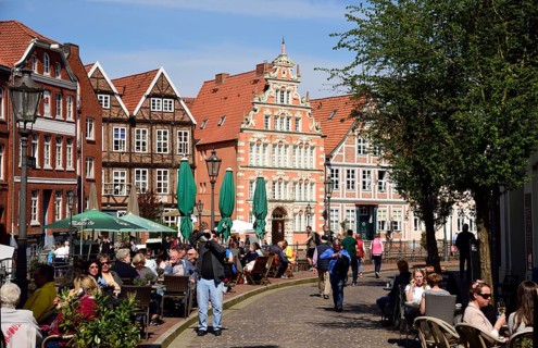 Europe, Germany, Lower Saxony, Stade, Hamburg Metropolitan Region, Hanseatic City, Hanseatic
