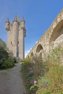 Keep of Nassau Castle built in 1093, Nassau, Rhineland-Palatinate, Germany, Europe