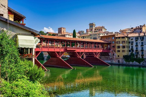 Ponte degli Alpini, Bassano del Grappa, Veneto, Italy, Europe
