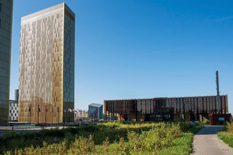 European Court of Justice, ECJ, Kirchberg Plateau, Luxembourg City, Luxembourg, Europe