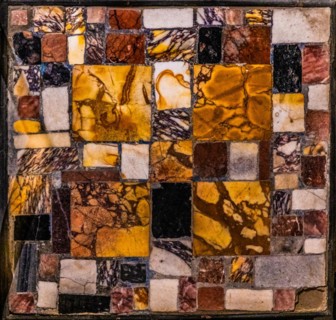 Roman floor mosaic, Tergestino Lapidarium, Castle of San Giusto, medieval castle and fortress,