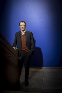 Karl Lauterbach (SPD), Federal Minister of Health, photographed in the stairwell of the Federal