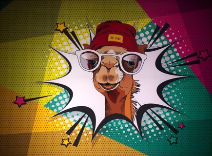Interior mural Cool Camel, Camel, Hotel NH Collection The Palm Jumeirah, Dubai, United Arab