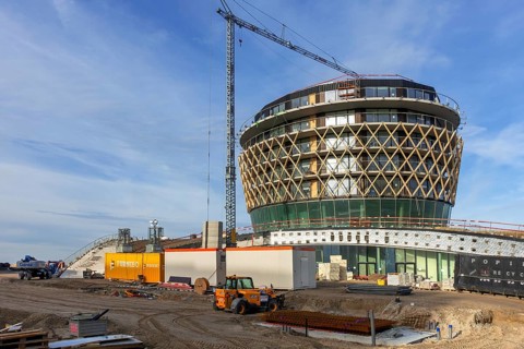 SILT venue, event building, housing casino, hotel and restaurant in the seaside resort Middelkerke