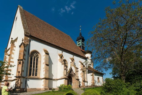 Pilgrimage church Maria im Weingarten, Volkach, Mainfranken, Lower Franconia, Franconia, Bavaria,