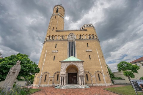 St Otto Church, built from 1912 to 1914, Siechenstraße 61, Bamberg, Upper Franconia, Bavaria,