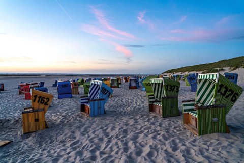 North Sea island of Langeoog, early summer, shortly after the first easing of the lockdown in the