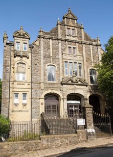 Workmen's Hall building, Blaenavon World Heritage town, Torfaen, Monmouthshire, South Wales, UK