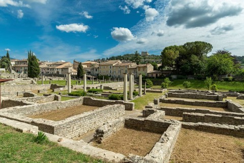 Vaison-la-Romaine. Archaeological site of La Villasse. Vaucluse. Provence-Alpes-Côte d'Azur. France