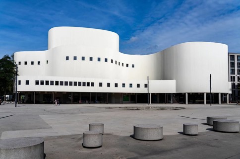 Düsseldorfer Schauspielhaus, at Gustaf-Gründgens-Platz, D'haus, theatre, Düsseldorf, North