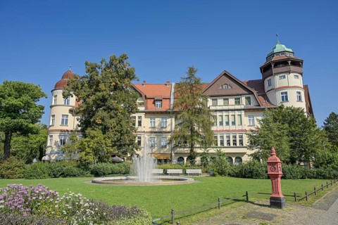 Residential building, architecture, old building, Mexikoplatz, Zehlendorf, Berlin, Germany, Europe