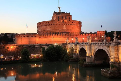 Castel Sant'Angelo, Mausoleo di Adriano, Mausoleum for the Roman Emperor Hadrian, Castel