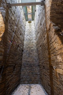 Fourth light hole of the Rothschönberg adit. The IV light hole occupies a special position in the