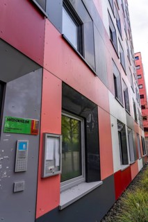 Student hall of residence of the Studierendenwerk Essen-Duisburg in Essen, over 310 furnished rooms