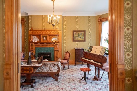 Muskegon, Michigan, The Thomas Hume house at the Hackley and Hume Historic Site, operated by the
