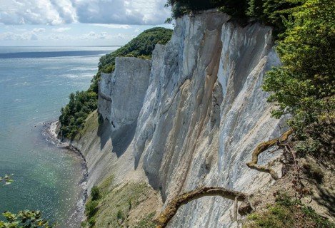 Möns Klint chalk cliff, Baltic Sea, island of Mön, Denmark, Scandinavia, Europe
