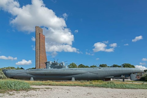 U-boat U 995, naval memorial, Laboe, Schleswig-Holstein, Germany, Europe