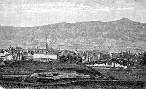 Liberec, German Reichenberg is a town in northern Bohemia in the Czech Republic, in 1880,
