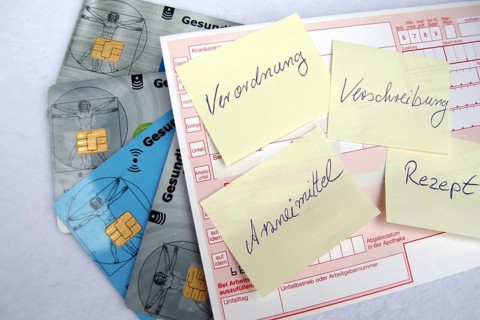 Prescription, health card, pharmacy, prescription, e-prescription, The health card replaces the