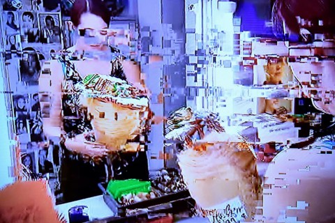 TV picture interference, pixels due to reception interference