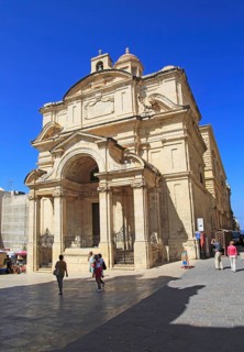 The Church of St Catherine of Alexandria, the Italian church, Valletta, Malta, Europe
