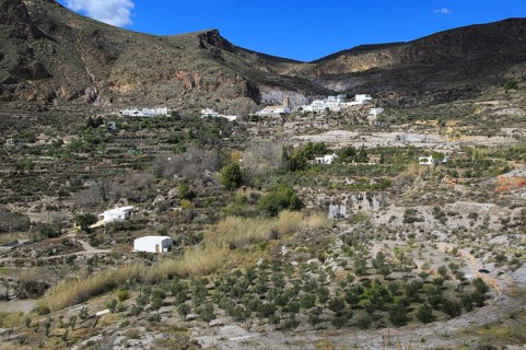 Huebro village, Sierra Alhamilla mountains, Nijar, Almeria, Spain, Europe