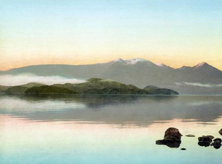 The South Fjord, Lake Te Anau, in the southwestern corner of the South Island of New Zealand, 1890,
