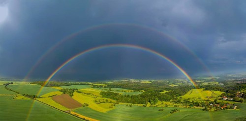 Storm on the Triebenberg near Dresden, Dresden, Saxony, Germany, Europe