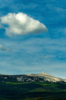 South face of Mont Ventoux (1910m) . Vaucluse. Provence-Alpes-Côte d'Azur. France