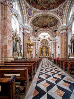 St Jakob's Cathedral, Innsbruck Cathedral, Cathedral, Interior, Innsbruck, Tyrol, Austria, Europe