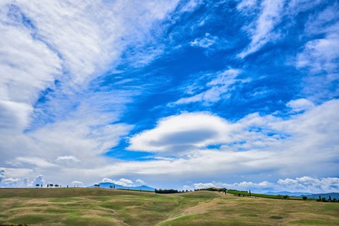 Landscape near Torrenieri, Tuscany, Italy, Europe