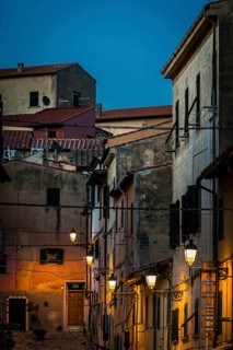 Old town in evening mood, light, mood, travel, tourism, architecture, old, historical, urban,