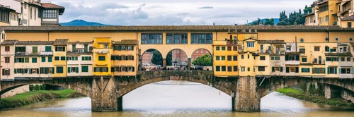 Ponte Vecchio over the river Arno, architecture, historical, history, culture, panorama, city trip,
