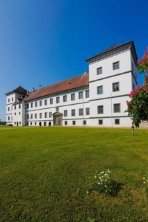 Meßkirch Castle, Castle of the Counts of Zimmern, Zimmern Castle, regular four-wing castle complex,