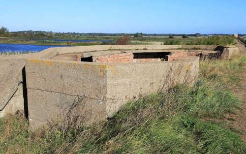 Military building Emergency Coastal Defence Battery at East Lane, Bawdsey, Suffolk, England, UK