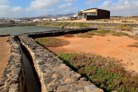 Museo de la Sal, Salt museum, Las Salinas del Carmen, Fuerteventura, Canary Islands, Spain, Europe