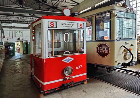 Former Mooskamp depot, museum vehicle fleet, Dortmumd local transport museum, Ruhr area, North