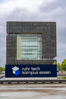 Site of the ruhr tech campus essen, formerly known as thyssenkrupp Quartier, corporate