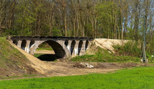 Old stone bridge, viaduct, Rügen, Meckenburg-Vorpommern, Germany, Europe