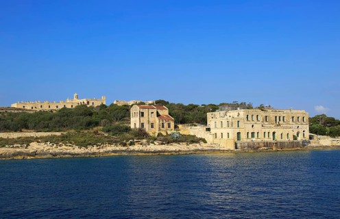 Fort Manoel, Manoel Island, Valletta, Malta view from the sea