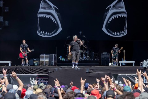 Adenau, Germany, 9 June 2024: H-Blockx (Tim Tinte Humpe, guitarist, Henning Wehland, vocals,